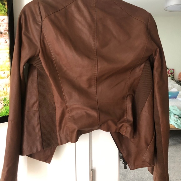 Brown Leather Jacket - Picture 2 of 2